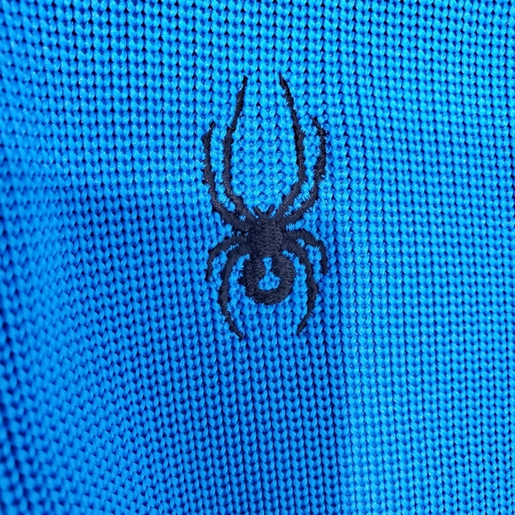 Spyder Men’s Heavy Weight Knit Core Sweater  Full Zip Pockets Fleece Jacket - Picture 3 of 10